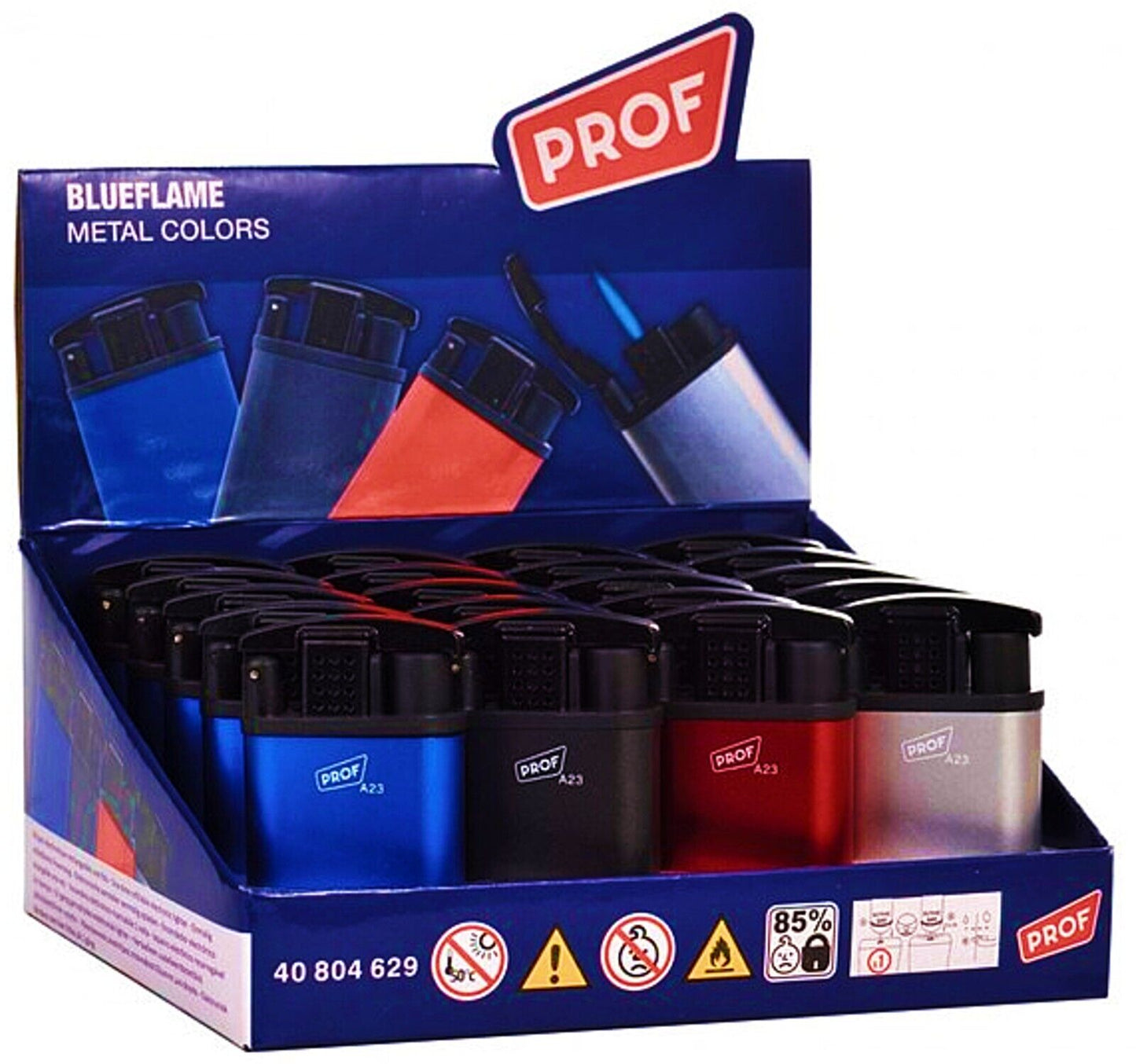 Metallic Colourful Clip Top RARE Windproof Jet Flame Lighters Cool PROF Zippo