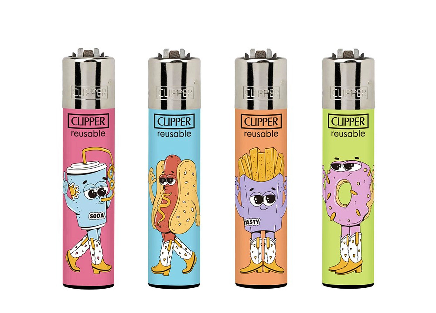 Sexy Food Clippers Lighters Rare Funny Stoner 420 Cool Clipper Lighter Gas