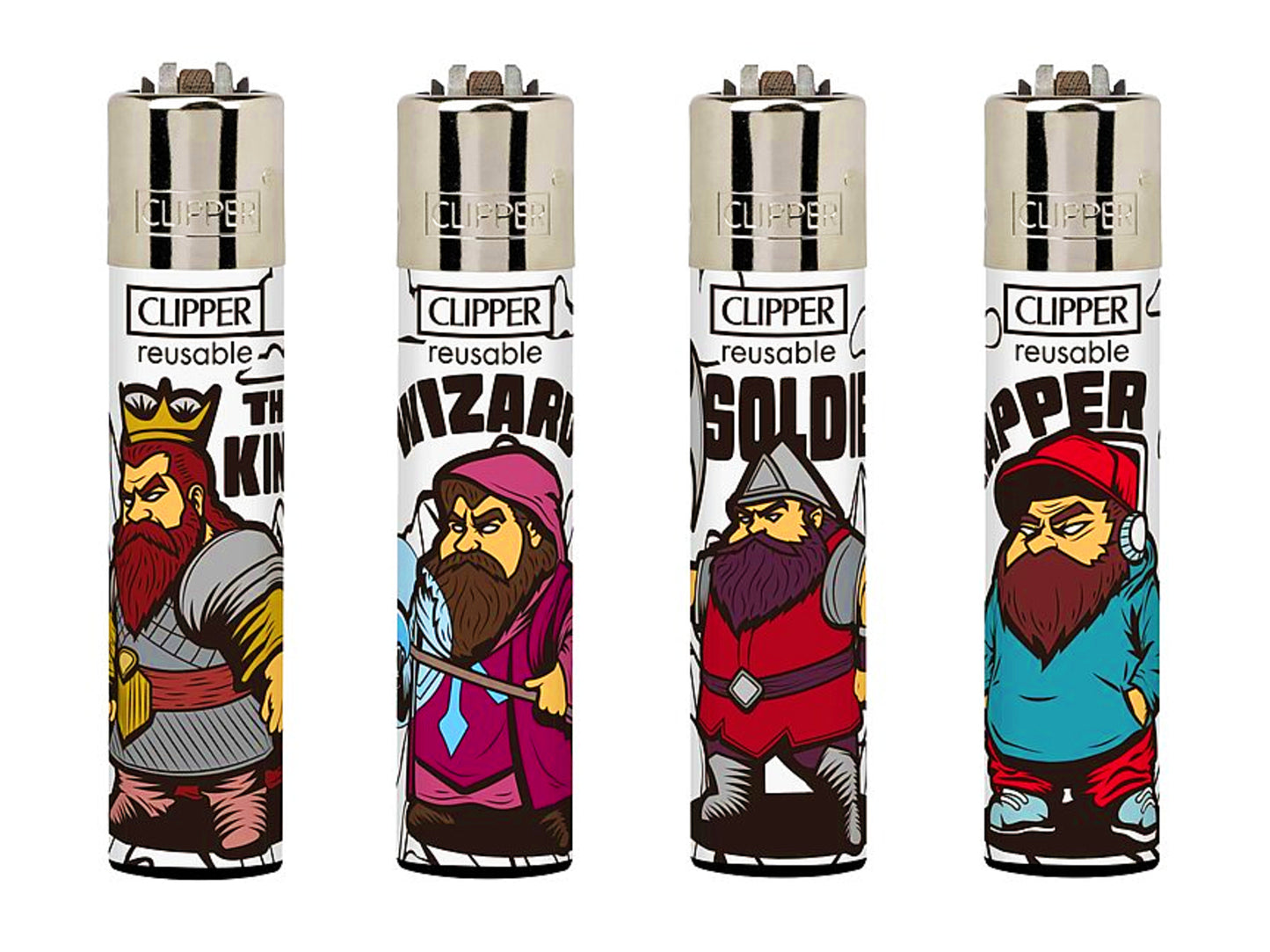 Dwarfs RARE Clippers Lighters Funny 420 Clipper Lighter Dwarves Dwarf Gas