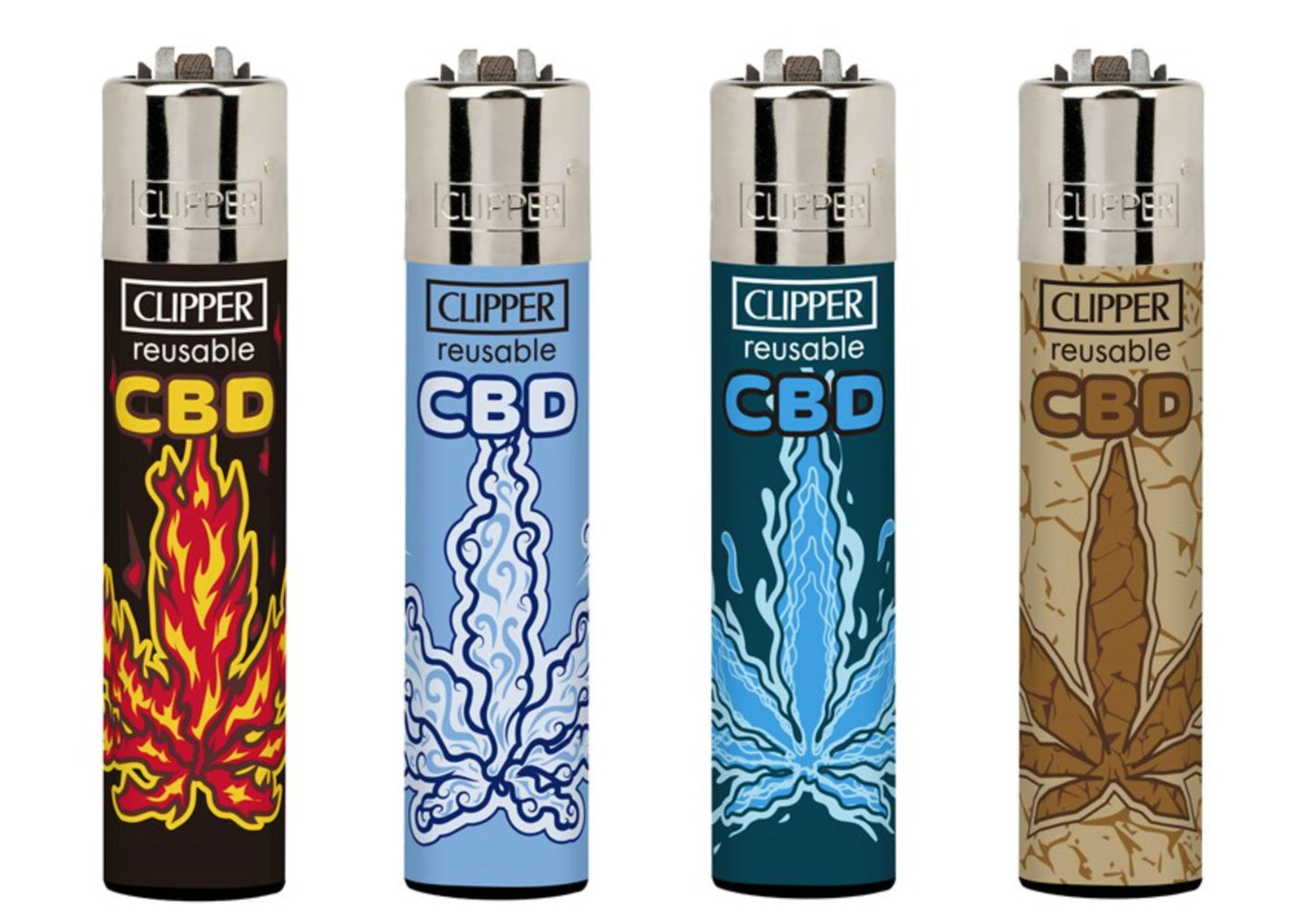 Elements Weed RARE Clipper Lighters Funny Cool Clippers Psychedelic Gas 420