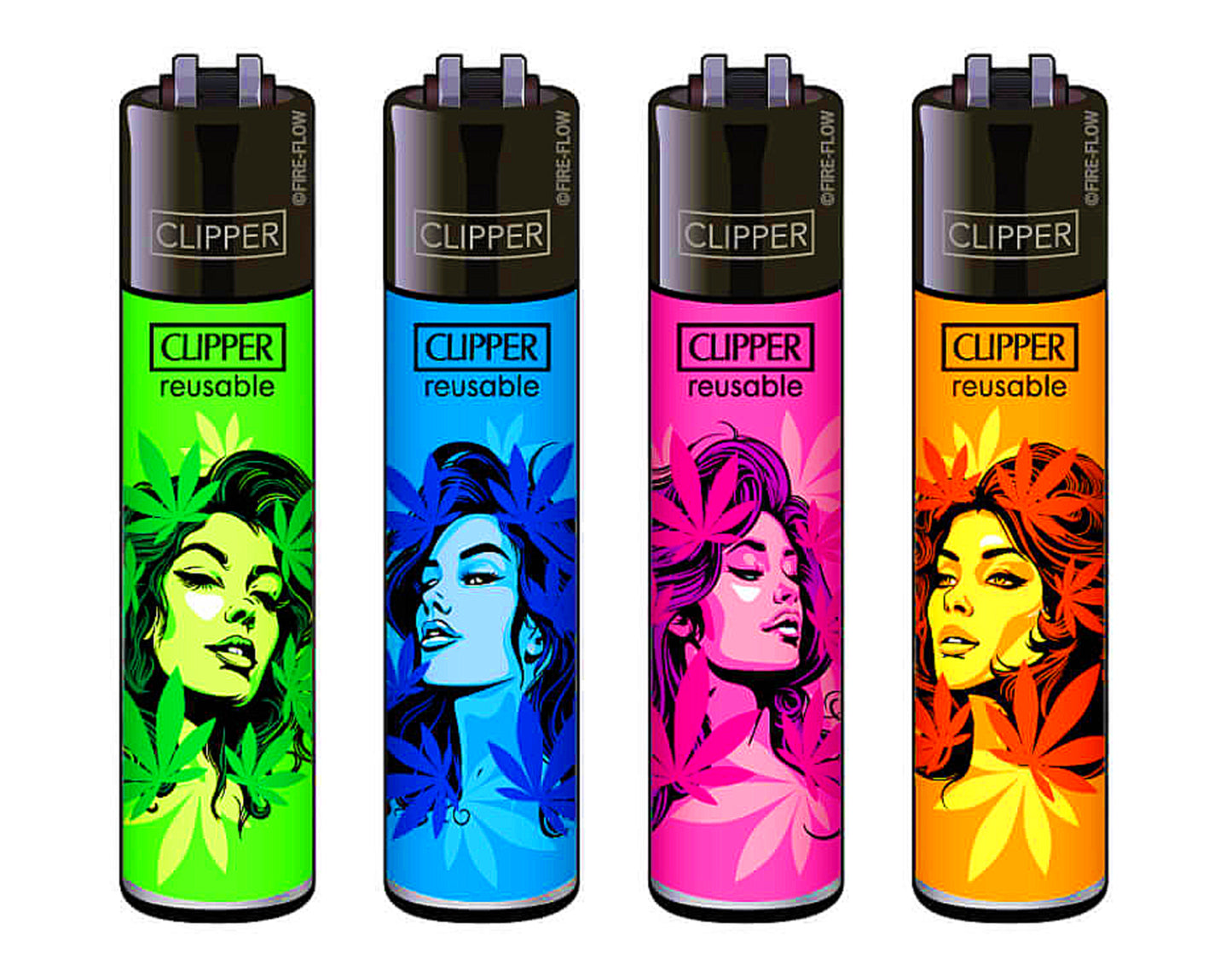 Mary Jane RARE Clipper Lighters Funny Cool Clippers Lighter 420 Gas Refillable