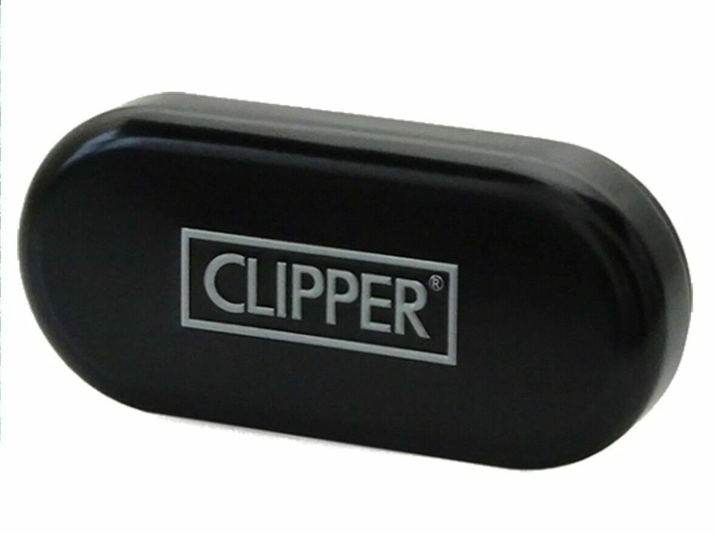 Weed Patterned Metal RARE Clipper Lighters With Tin Gift Case Gas Refillable 420