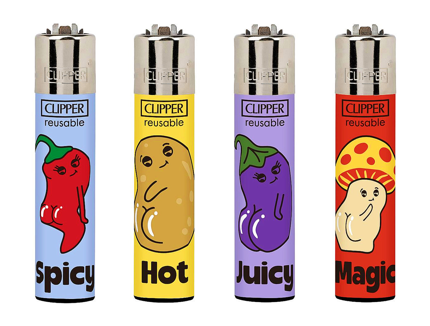 Sexy Vegetables Rare Clipper Lighters Funny Food Cool Clippers Lighter Gas