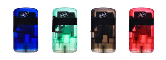 Translucent Double Jet Flame PROF Windproof Lighters Cool Rare Clipper Zippo