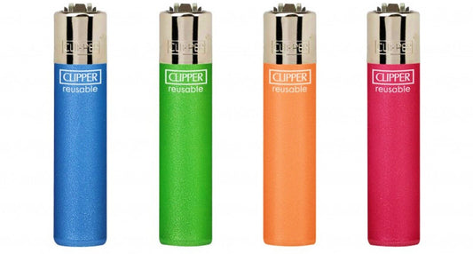 Metallic Coloured Clipper Lighters Rare Cool Lighter Clippers Colourful