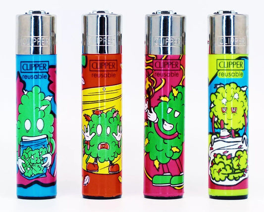 RARE High Gang Clipper Lighters Graffiti Funny Cool Clippers Lighter Gas 420