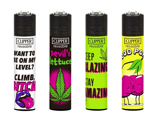 Sexy Blazing Clipper Lighters Rare Funny Cool Clippers Lighter Gas 420 Colourful