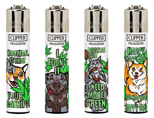 420 Pets RARE Clipper Lighters Funny Cool Clippers Psychedelic Animals Gas