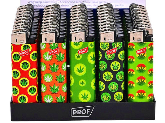 RARE Weed Circles PROF Lighters 420 Cool Funny Lighter Refillable Gas Clipper