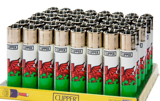 Welsh Flag Clipper Lighters Rare Clippers Lighter Wales Dragon 420 Pride Gas