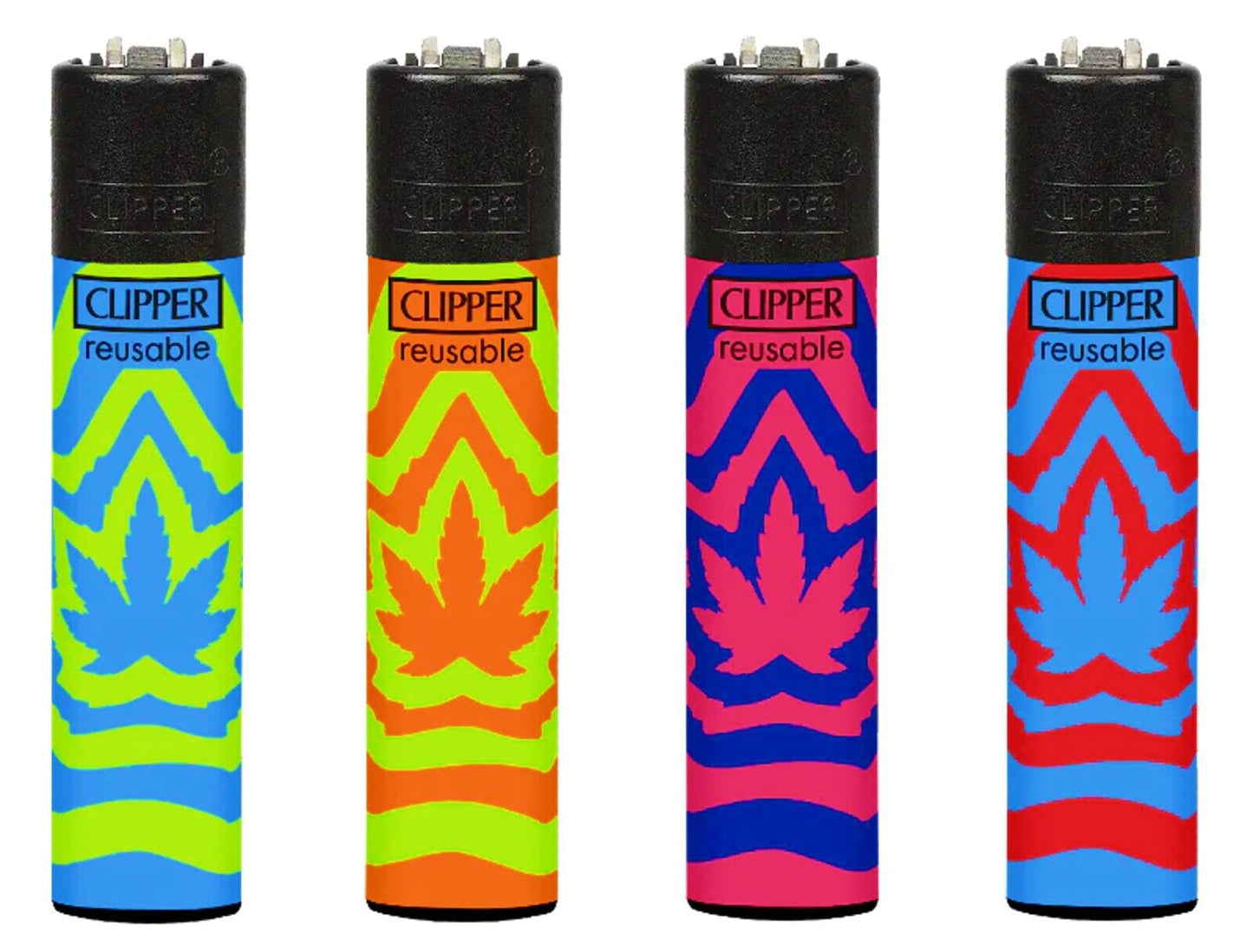 Illusion Weed Rare Clipper Lighters Graffiti Funny Cool Clippers Lighter Gas 420