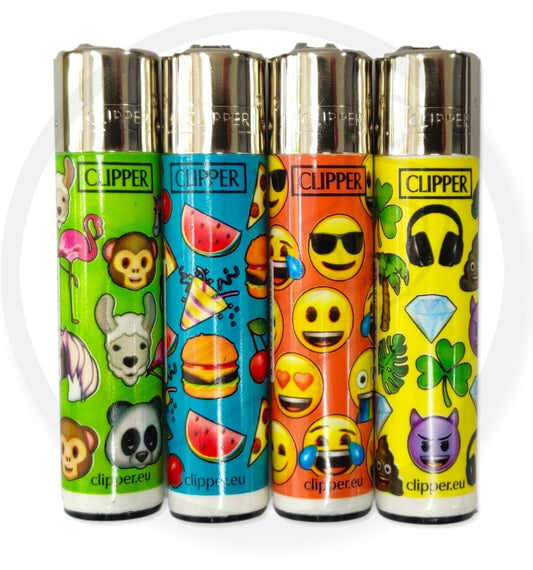 Funny Emojis Rare Clipper Lighters Cool Clippers Lighter Art Unique Gas 420