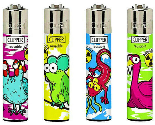 Mutant Animals Clippers Lighters Rare Funny Cool Clipper Lighter 420 Gas Colour