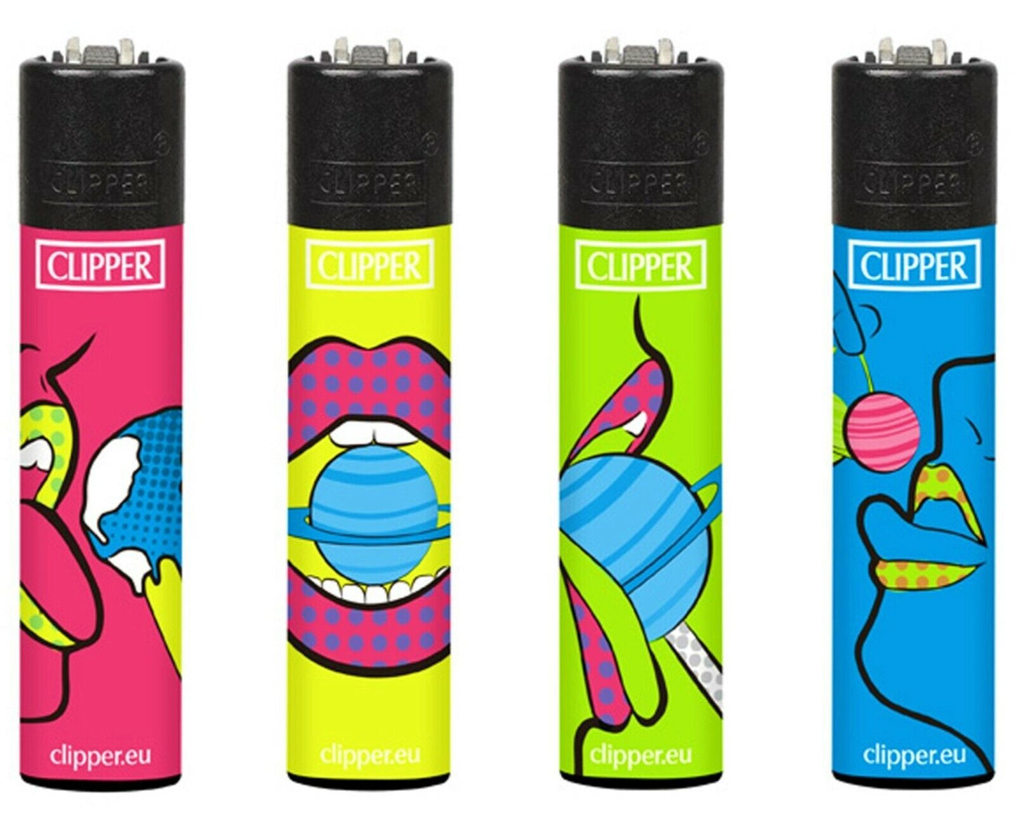 Candy Planets Rare Clipper Lighters Funny Cool Clippers Lighter 420 Colour Gas