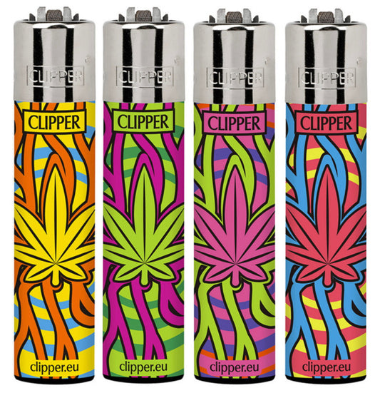 4 x Rare Shock Wave Weed Leaf Clippers Lighters Funny Cool Clipper Lighter