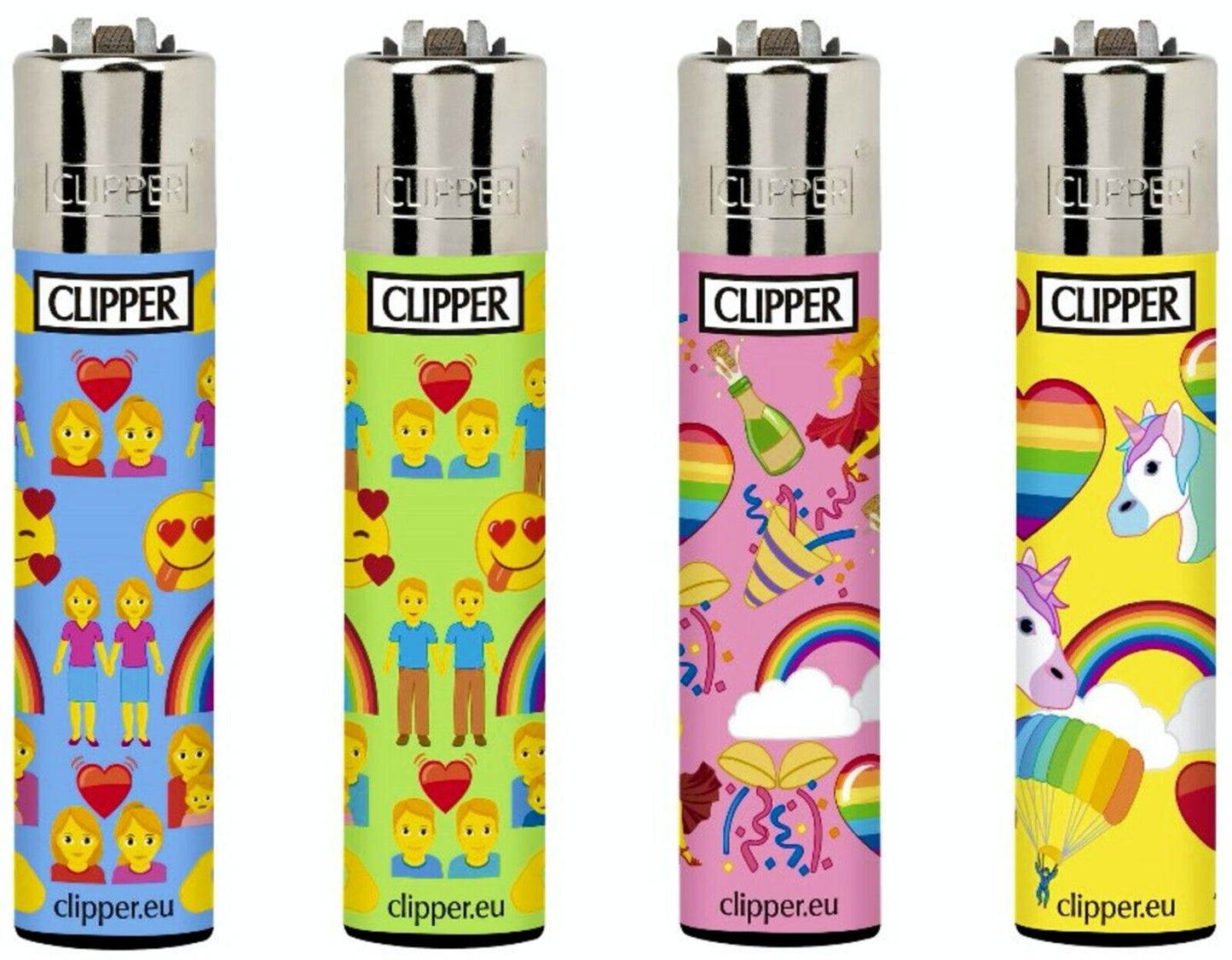 Emojis Gay Pride Rare Clipper Lighters Funny Cool Clippers Lighter Love Rainbows