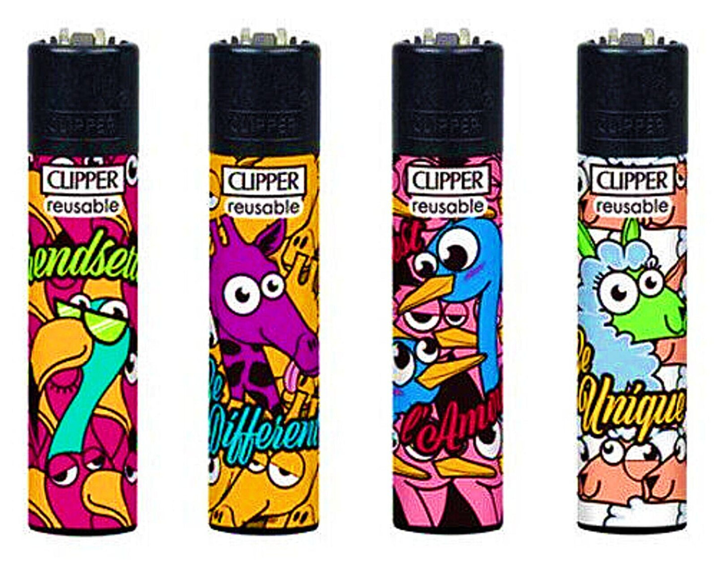 Trendsetter Cool Animals Clippers Lighters Rare Funny Cool Clipper Lighter Gas