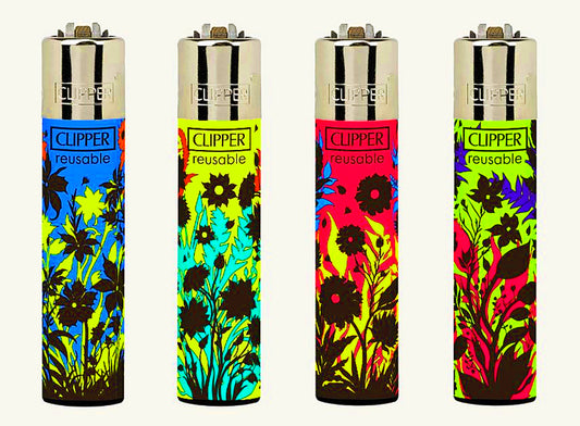 Freaky Flowers Rare Clipper Lighters Funny Cool Clippers Floral Colourful Plants