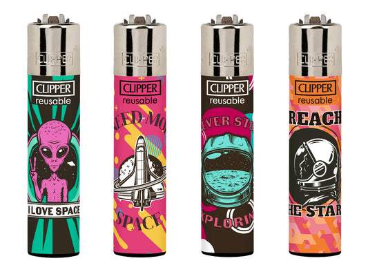 Rare Space Clipper Lighters 420 Funny Cool Clippers Aliens Lighter Gas