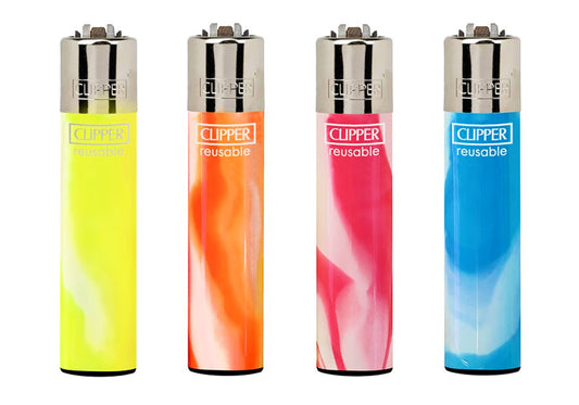 Marble Colourful RARE Clipper Lighters 420 Cool Lighter Clippers Gas Refill
