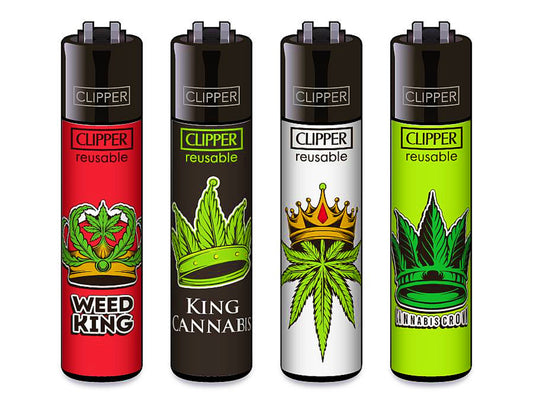 Weed King Clipper Lighters Rare 420 Cool Funny Clippers Lighter Gas Stoner