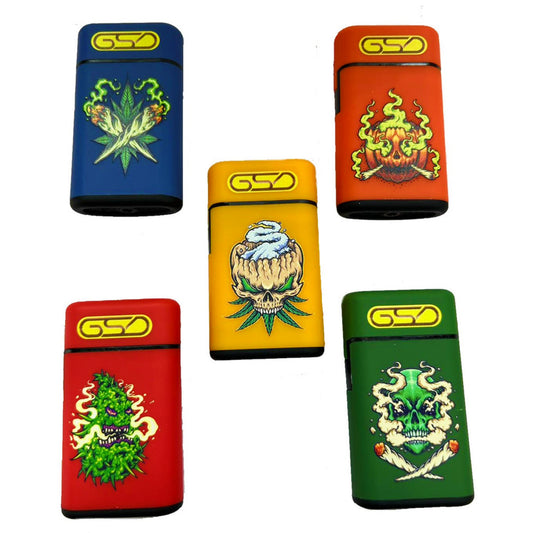 Weed Smoke Windproof Jet Flame Lighter Zippo GSD Colourful 420 Gas Refillable