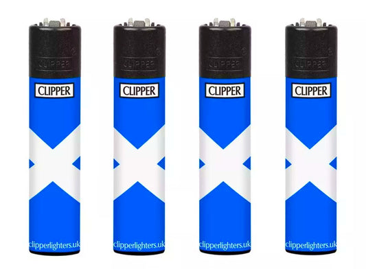Scotland Flag Clipper Lighters Funny Cool Rare Clippers Lighter Gas Refillable