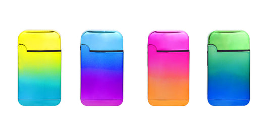 Colourful Gradient Jet Flame PROF Windproof Lighters Rare Cool Flip Lighter Gas