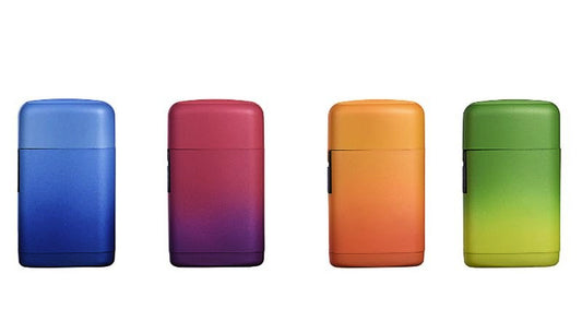 Jet Flame Gradient PROF Windproof Lighters Rare Cool Flip Lighter Gas Refillable