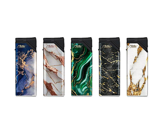 Colourful Marble Jet Flame Turbo Matteo Lighters Windproof Cool Lighter Gas