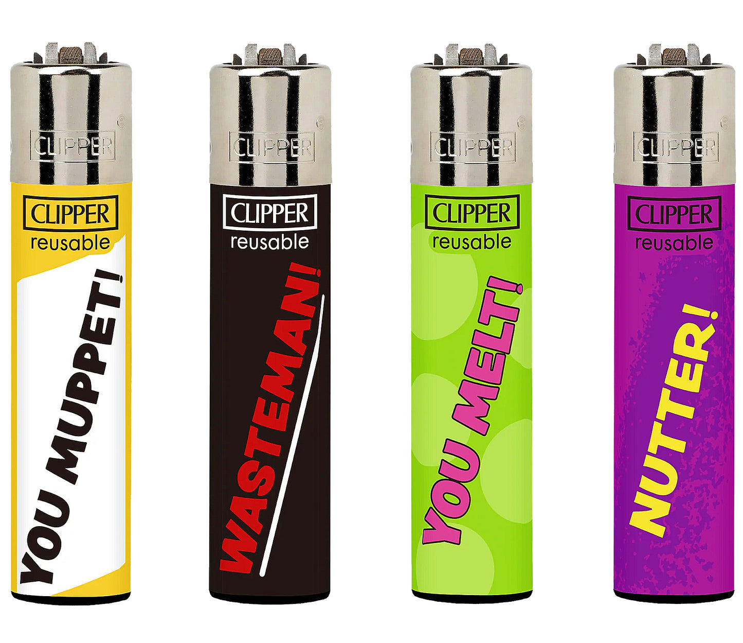 RARE Rude Words Clipper Lighters Naughty Funny Cool Clippers Colourful Gift