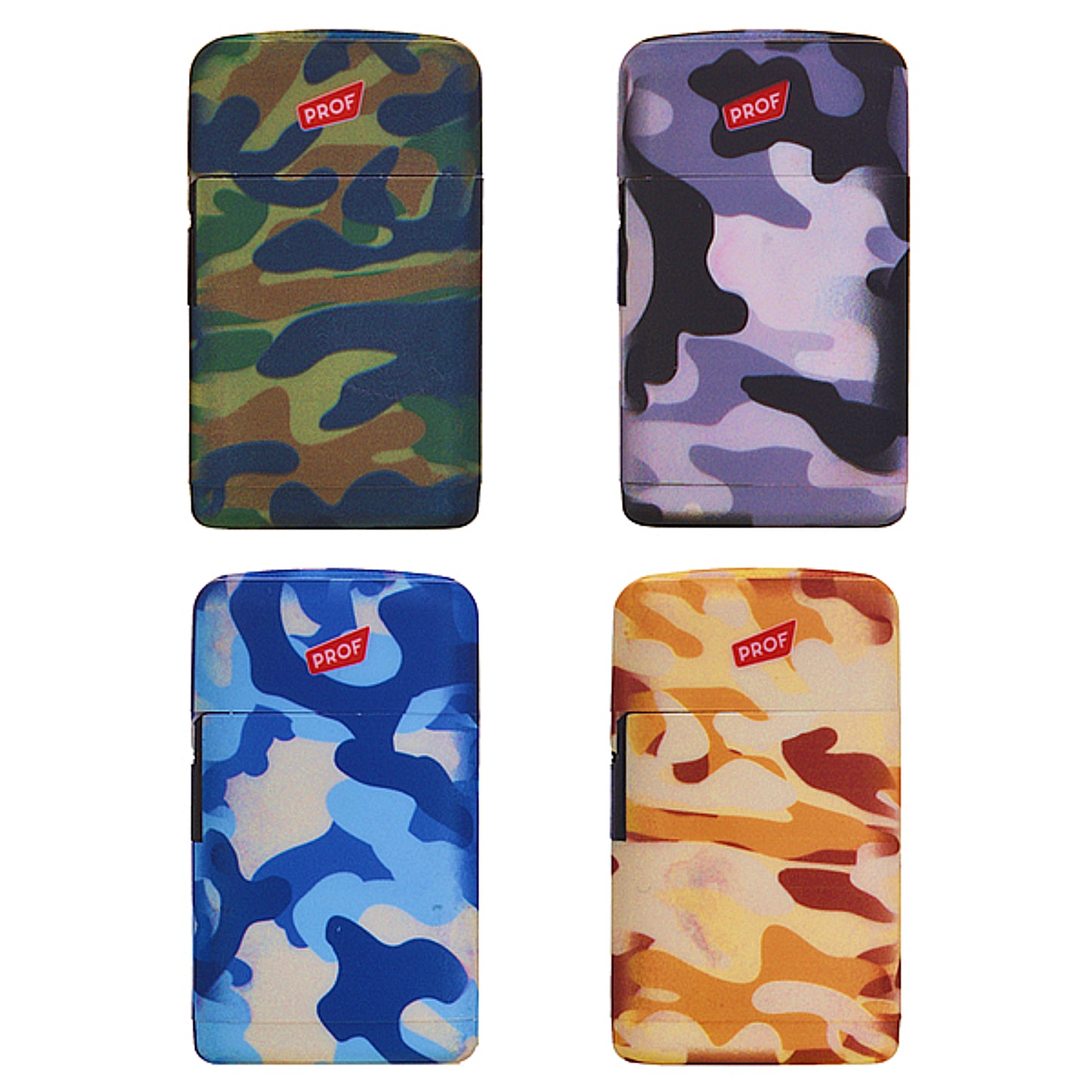 Camo PROF Windproof Jet Flame Lighter Camouflage Cool Rare Clipper Camping Gas