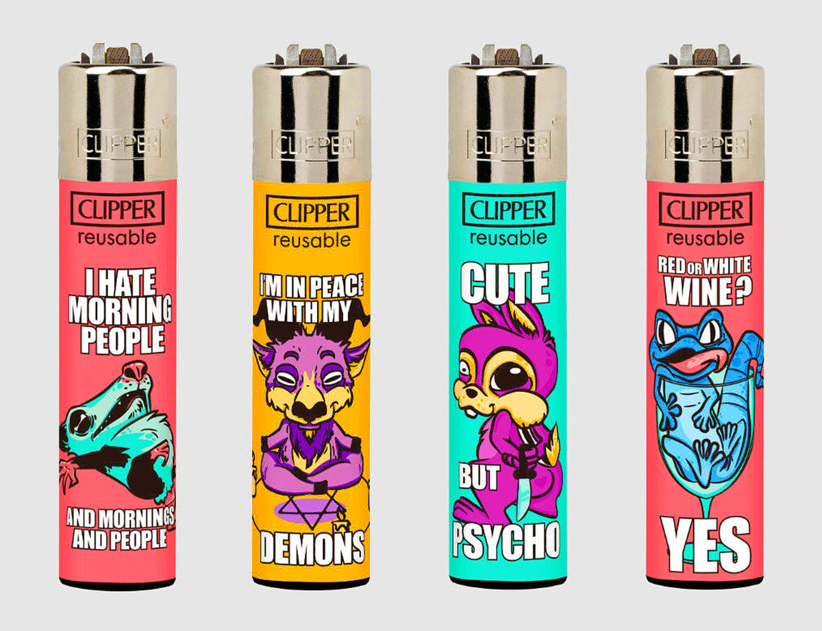 RARE Weirdo Animals Clipper Lighters 420 Funny Cool Clippers Lighter Gas